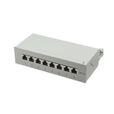 Logilink Patchpanel Cat.6a Tisch/Wand 8-Port, Gris
