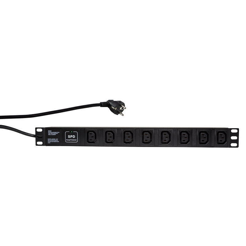 Logilink Pdu8a01 Unidad De Distribución De Energía (Pdu) 1u Negro 8 Salidas Ac