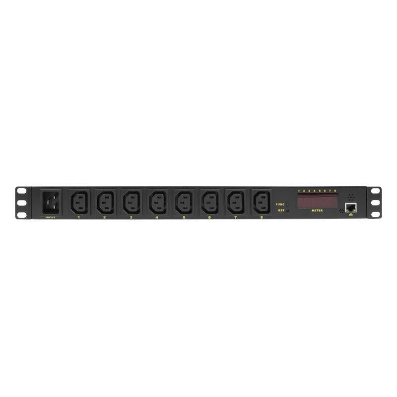 Logilink Pdu8p01 Unidad De Distribución De Energía (Pdu) 1u Negro 8 Salidas Ac