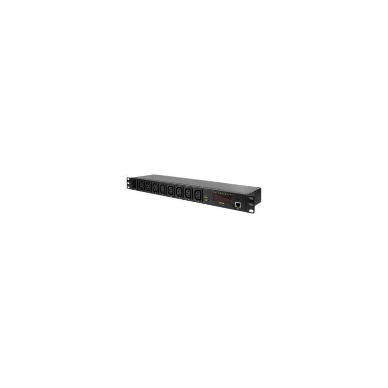 Logilink Pdu8p01 Unidad De Distribución De Energía (Pdu) 1u Negro 8 Salidas Ac
