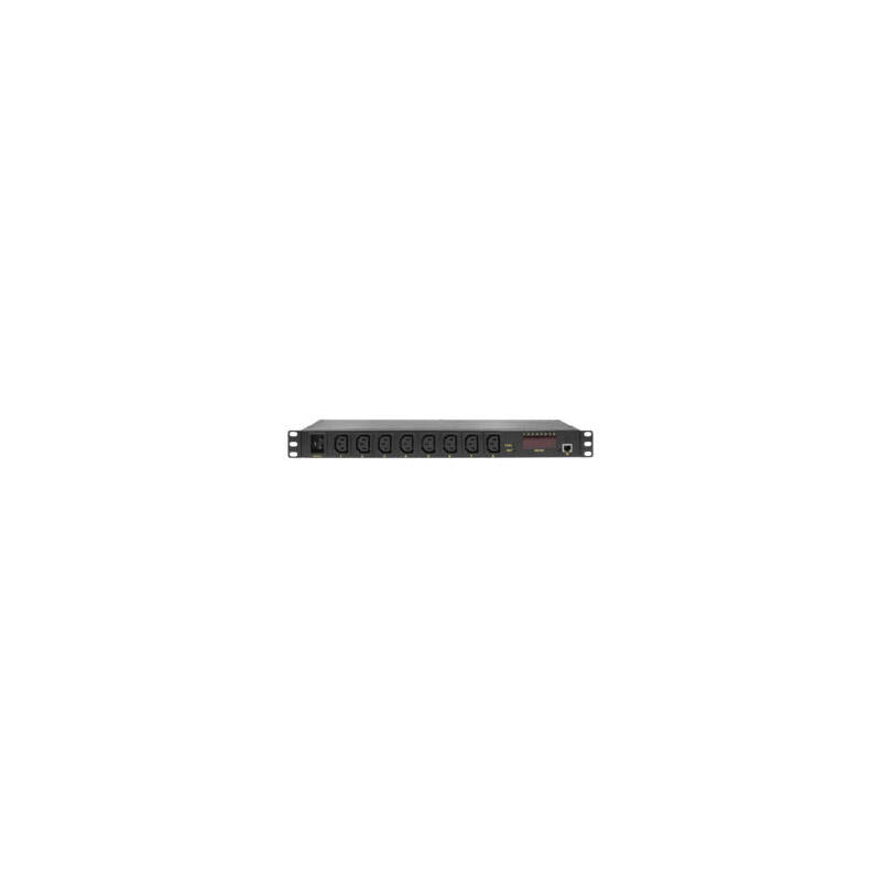 Logilink Pdu8p01 Unidad De Distribución De Energía (Pdu) 1u Negro 8 Salidas Ac