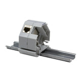 Logilink Proteccion De Enchufe Rj45 Keystone Carril Din Gris Mp0053
