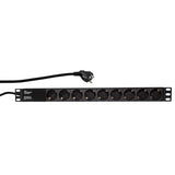 Logilink Regleta De Alimentacion Rack 19\1 De 9 Tomas Sin Interruptor