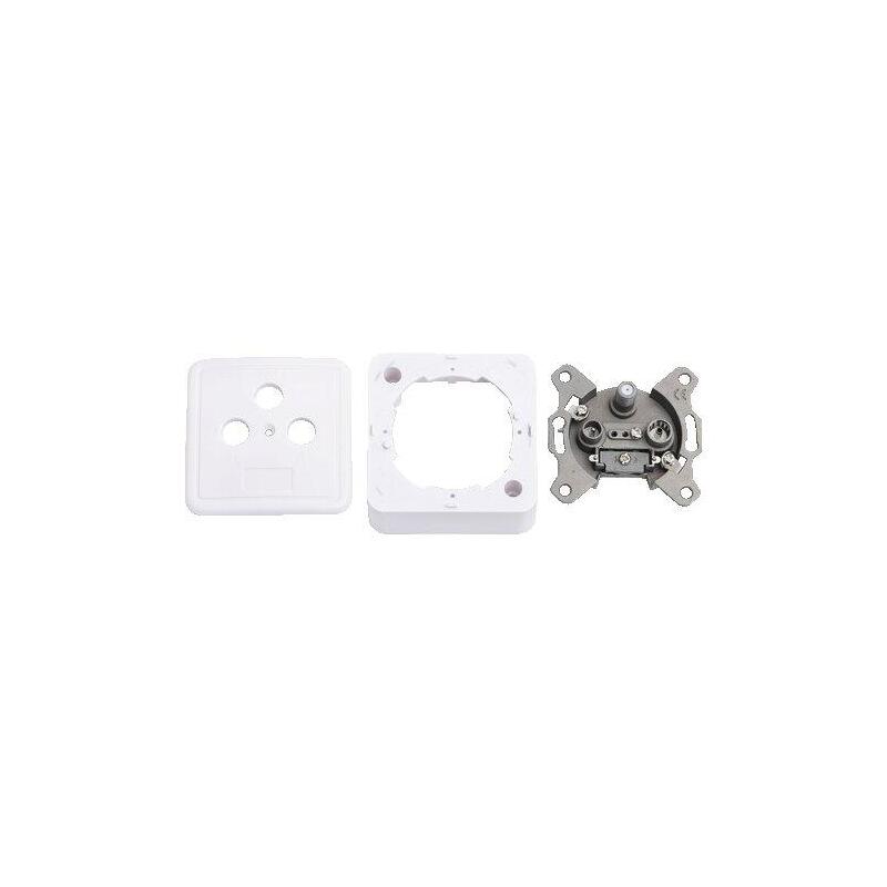 Logilink Toma De Pared Para Antena Sat/Tv/Radio