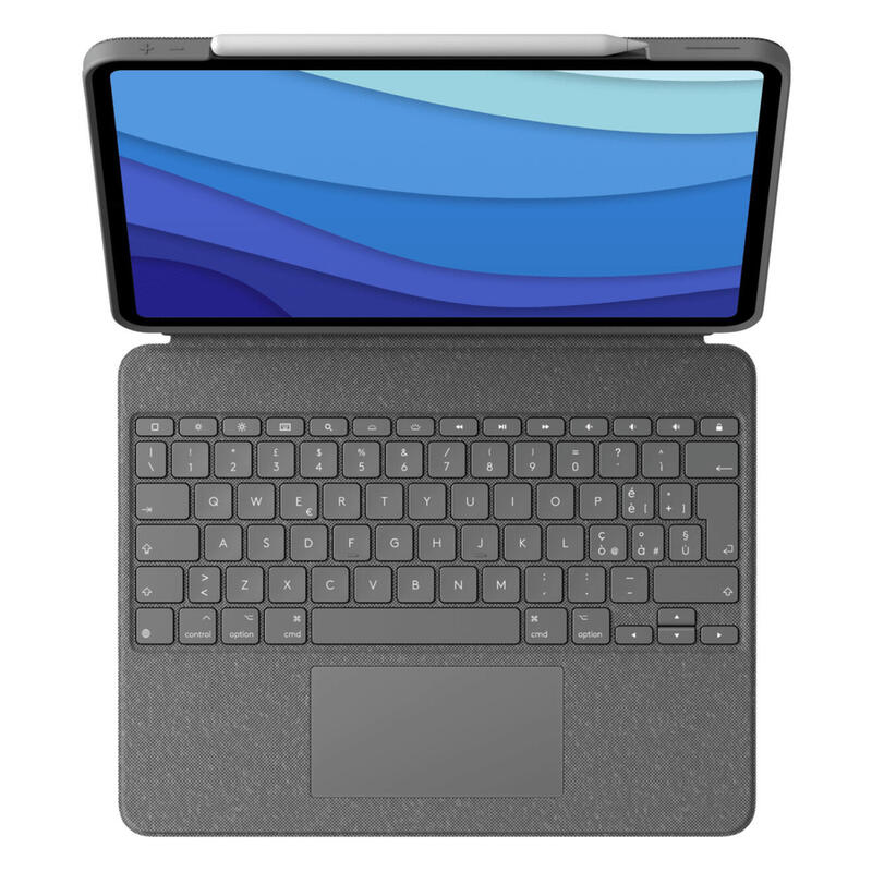 Logitech 920-010212 Teclado Para Móvil Qwerty Italiano Smart Connector Gris