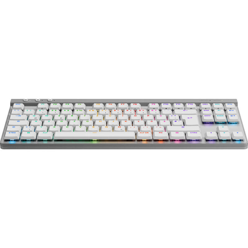 Logitech G 920-012543 Teclado Juego Rf Wireless + Bluetooth Qwertz Alemán Blanco