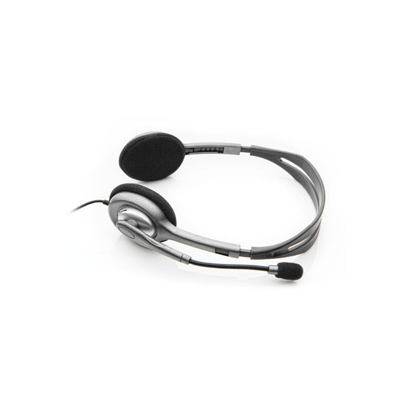 Logitech H111 Stereo Headset Auriculares Alámbrico Diadema Oficina/Centro De Llamadas Gris