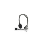 Logitech H111 Stereo Headset Auriculares Alámbrico Diadema Oficina/Centro De Llamadas Gris