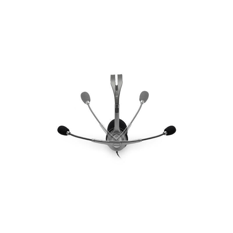 Logitech H111 Stereo Headset Auriculares Alámbrico Diadema Oficina/Centro De Llamadas Gris