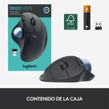 Logitech Raton Vertical Mx Ergo M575 Grafito Inalambrico