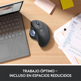 Logitech Raton Vertical Mx Ergo M575 Grafito Inalambrico