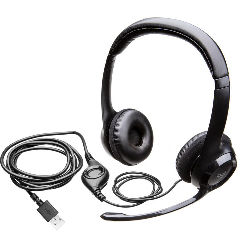 Logitech Usb H390 Auriculares Alámbrico Llamadas/Música Negro