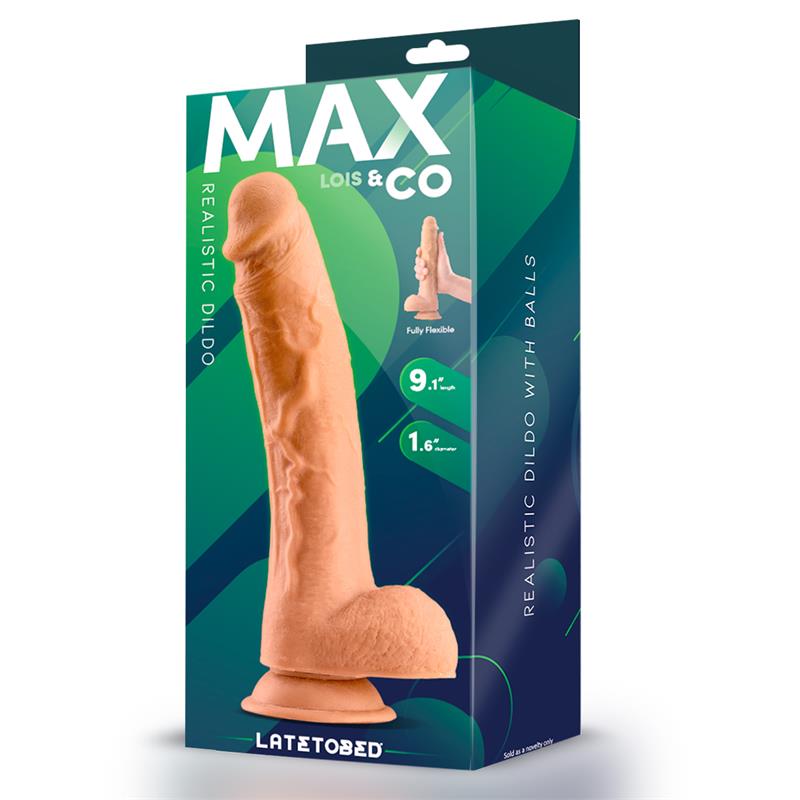 Dildo Realista Con Testículos 9.1 Lois  Natural