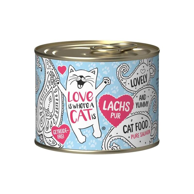 Love Is Where A Cat Is®  Salmon - Wet Cat Food - 190g
