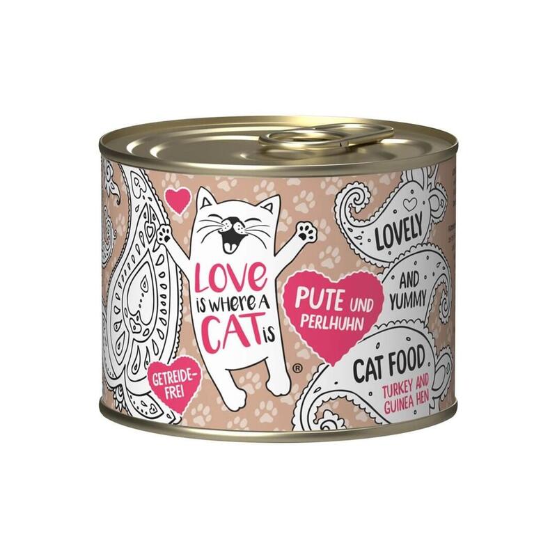 Love Is Where A Cat Is®  Turkey With Guinea Fowl - Wet Cat Food - 200g
