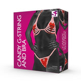 Lovers Candy Set The Tanga Y Sujetador De Cramelos