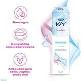 K-Y Gel Lubricante Hidrosoluble Intimo Duplo 2x75ml