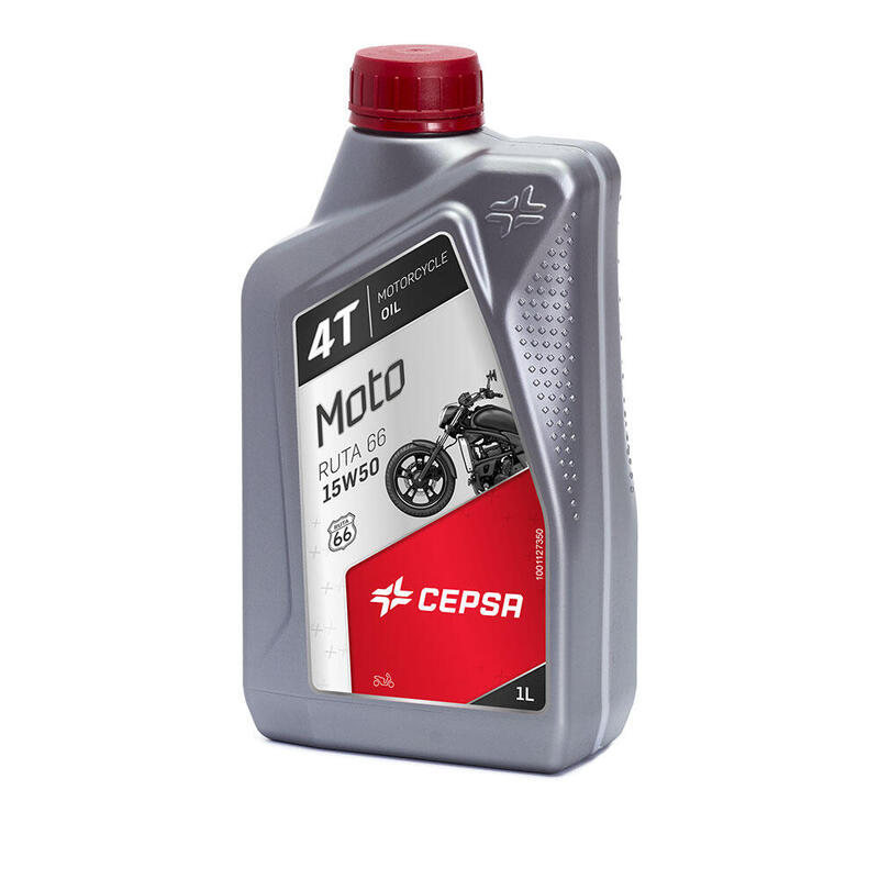 Lubricante Moto - Motocultor 1l. 4t Ruta 66 15w50 Cepsa