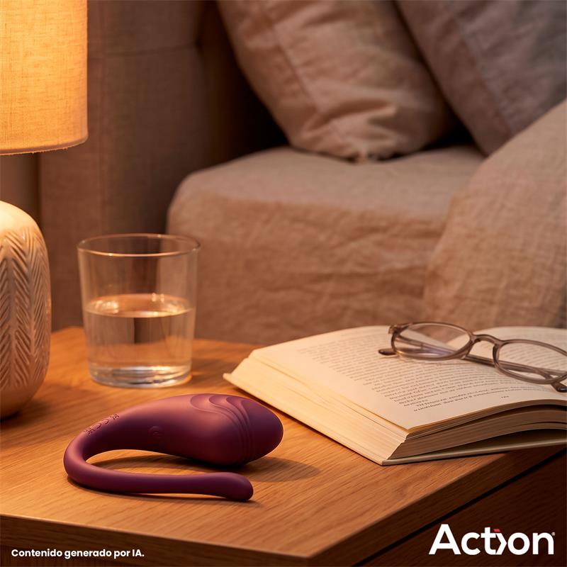 Luvia Huevo Vibrador Con Control Remoto Usb Púrpura