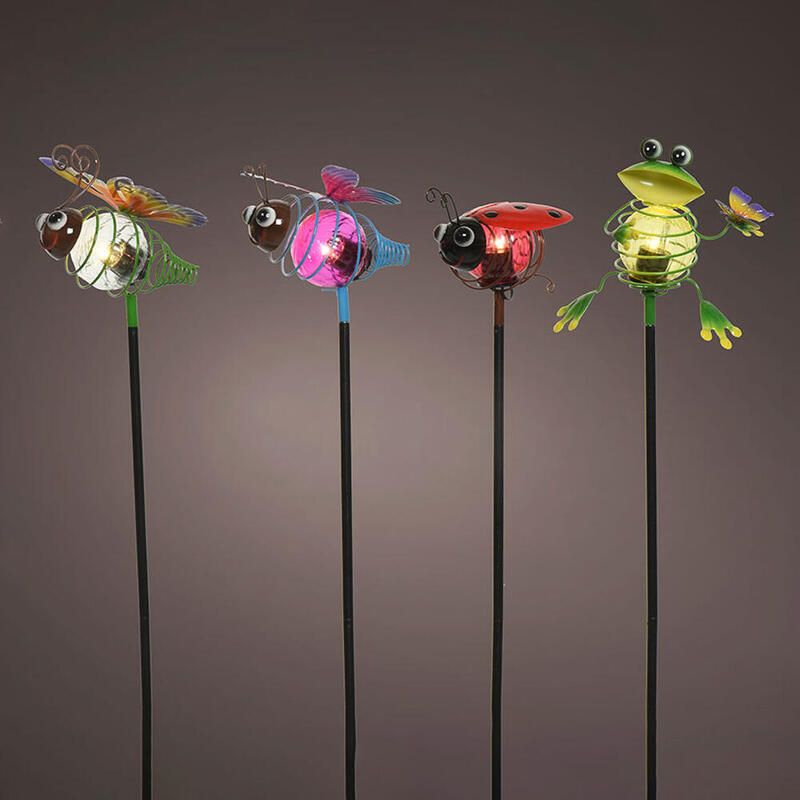 Luz De Estaca Solar Con Forma De Animales De Jardin 898092