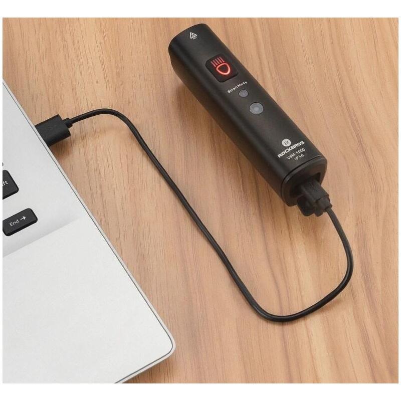 Luz Delantera De Bicicleta Rockbros V9m-1000 Negra