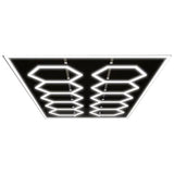 Luz Para Techo  Hexagonal Ss-Hx-C202 Led Blanca