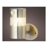 Luz Solar De Pared Inox 15-150lm Luz Calida Ø12x16cm Lumineo