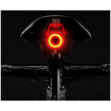 Luz Trasera De Bicicleta Rockbros Q5 Negra Con Sistema De Frenado Inteligente