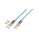 Lwl-2-Faser-Patchk. 2mtr.Sc-Sc, 50/125um,Om4, 3mm,