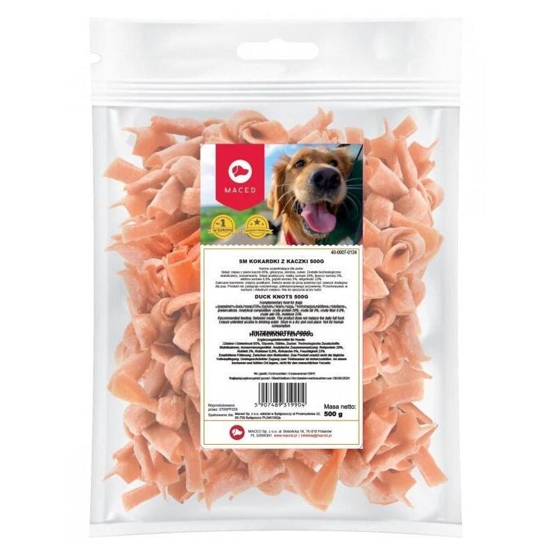 Maced Duck Knots - Golosina Para Perros -  500g