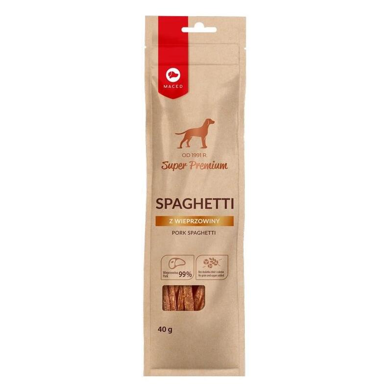 Maced Pork Spaghetti  - Golosina Para Perros - 40g