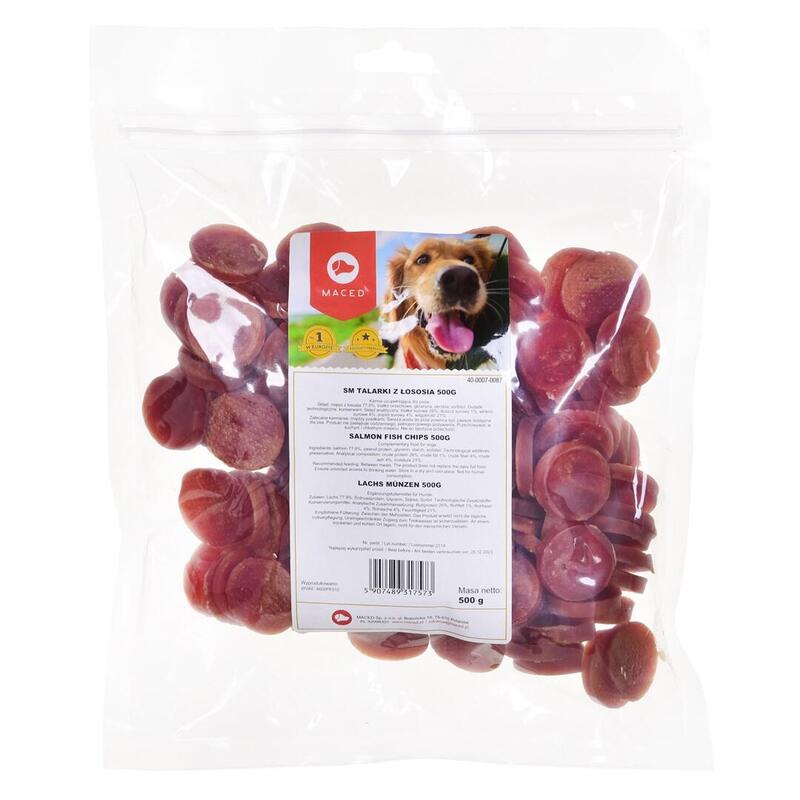 Maced Salmon Chips - Golosina Para Perros - 500g