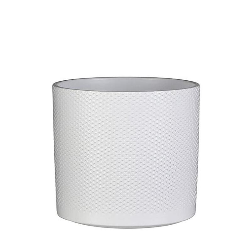 Maceta Cerámica Era Color Blanco Ø23x21,5cm