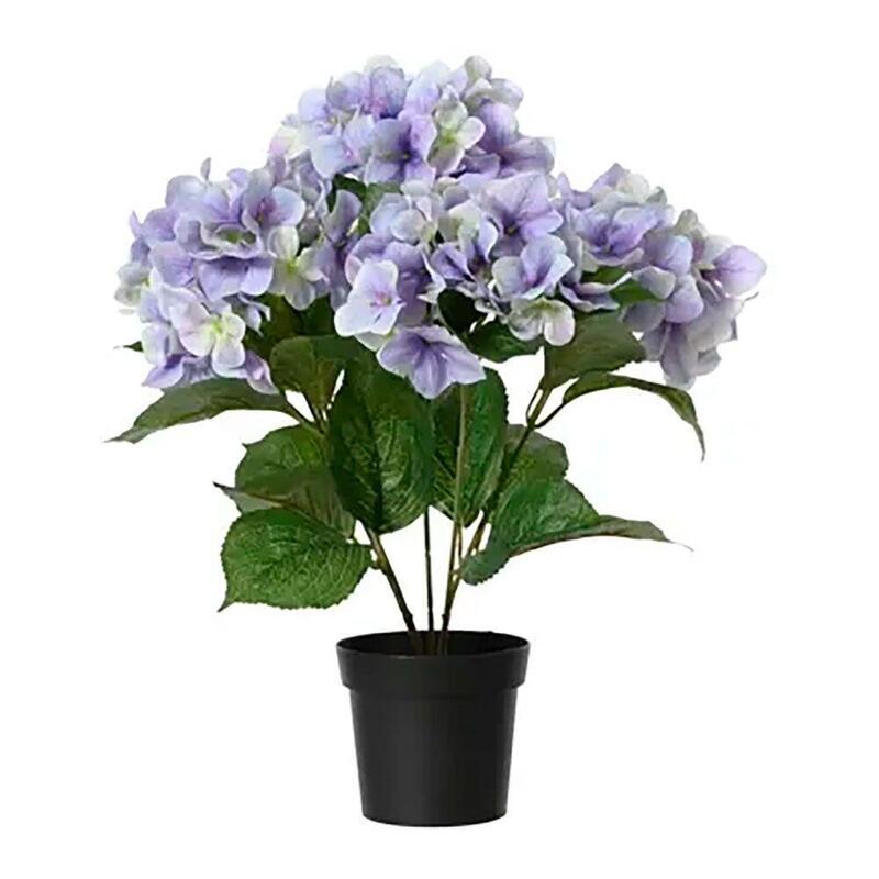 Maceta De Hortensias Lila, Ø28 X 46 Cm