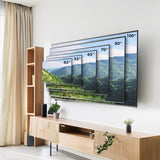 Maclean Mc-422 Soporte De Tv,  Pared Para Pantallas De 43-100", Vesa Máx. 800x400, Carga Máx. 120kg, Ajuste De Inclinación +15°~-15°