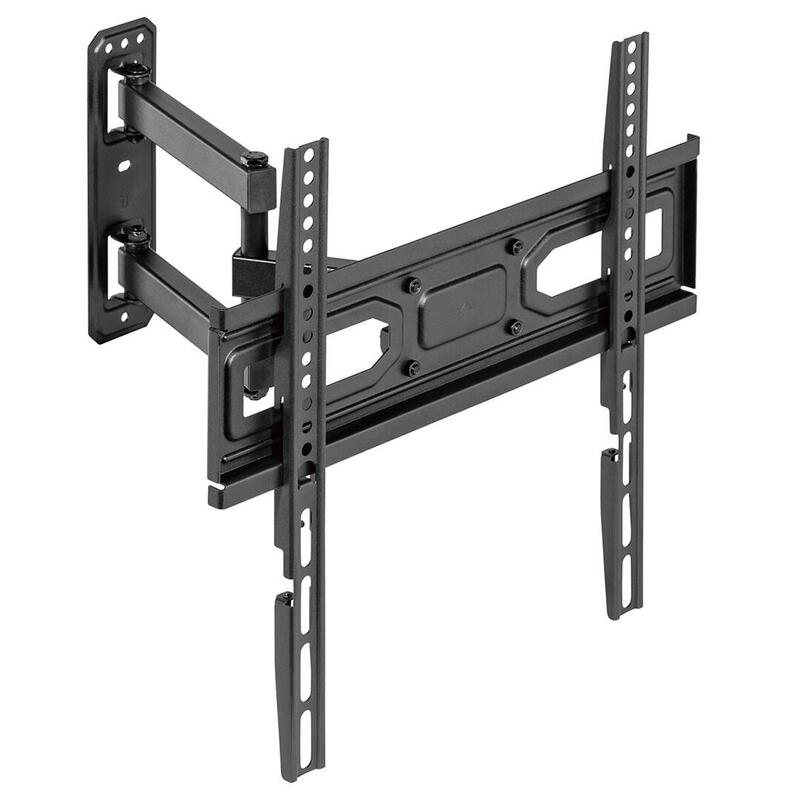 Maclean Mc-647n Soporte De Tv, Vesa Máx. 400x400, Compatible Con Televisores Curvos, 33-55", Carga Máx. 35kg,