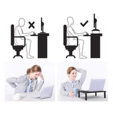 Maclean Mc-946 Soporte Ergonómico Para Monitor/Portátil Con Cajón, Tamaño De Pantalla De 13 A 32 Pulgadas, Altura Ajustable, Capacidad De Carga De Hasta 20 Kg