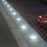 Maclean Ip44 Foco Solar Para Jardín, 12 Led Smd, 4000k, Ni-Mh 600 Mah, 0,7w, Mce318