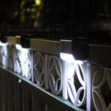Lampa Solarna Schodowa Tarasowa Mce319 Led Ip44 4000k Czujnik Zmierzchu