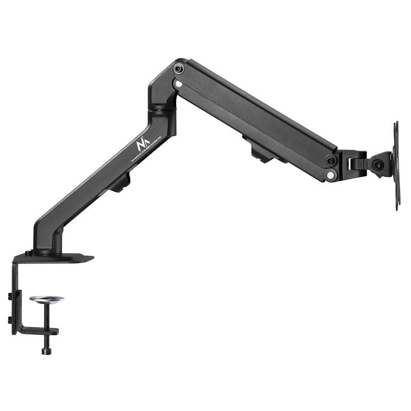 Maclean Soporte De Monitor Mc 906 Para Mesa De 17-27, Ajustable Y Giratorio, Vesa Hasta 7 Kg