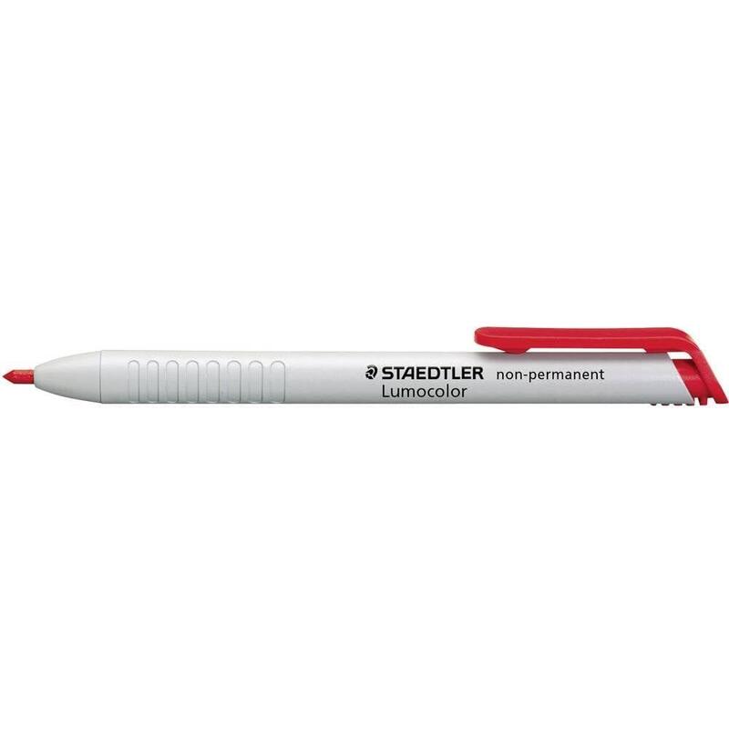 Maedtler Trockenmarker Lumocolor Non-Perm Rot