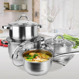 Maestro Batería De Cocina 9 Piezas Acero Inoxidable Mr-2021