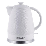 Maestro Mr-073 Tetera Eléctrica 1,2 L 1200 W Blanco
