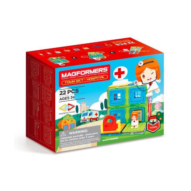 Magformwers Town Set -   Hospital