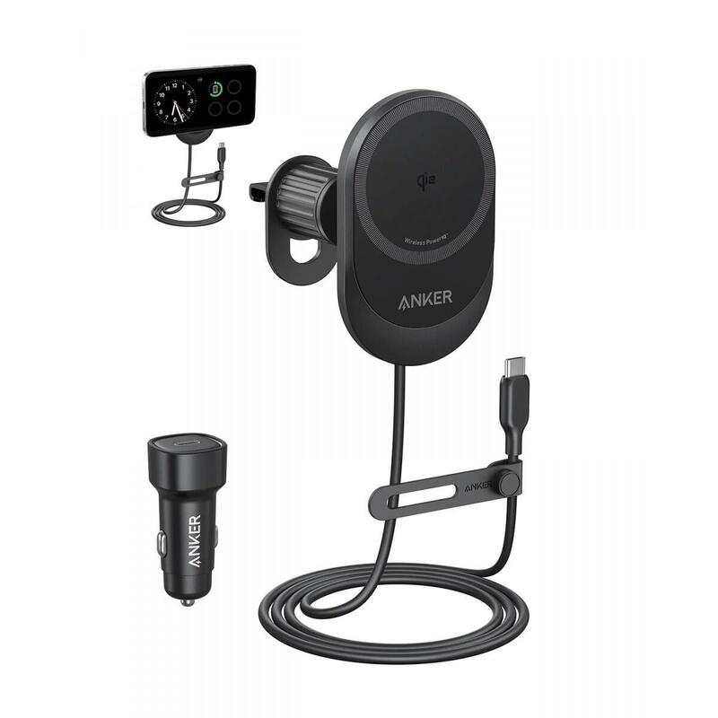 Maggo Magnetic Wireless Car Charger 15w, Negro