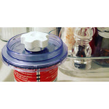 Magic Vac Aco1011 Tapa Para Alimentos Azul, Blanco Plástico Alrededor Tapa Para Boles