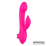 Magnoliapink Vibrador 3 En 1 Con Succionador De Clítoris Y Rabbit Usb Silicona