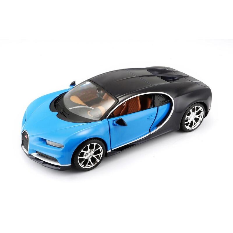 Maisto Bugatti Chiron    Blue And Negro