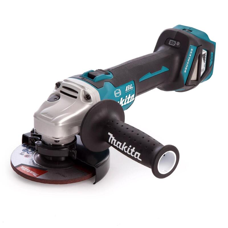 Makita Amoladora Angular De Bateria Dga513z, 18volt Azul / Negro, Sin Bateria Y Cargador