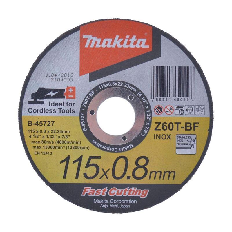 Makita B-45727 Cutting Disk 115x0,8mm Inox